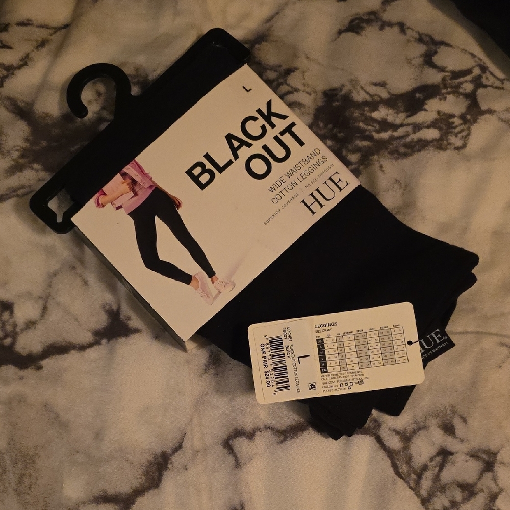 HUE Black Leggings for Everyday Comfort